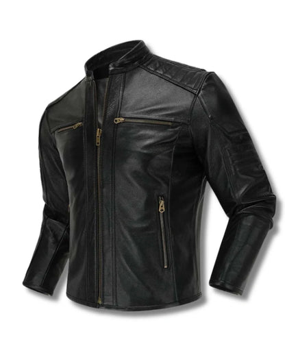Genuine Black Leather Jacket
