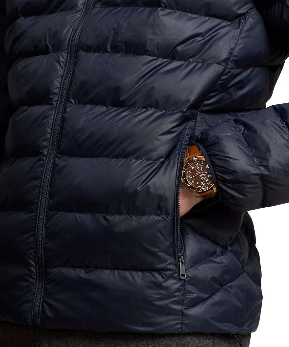 Navy Blue Polo Ralph Lauren Puffer Jacket For Men