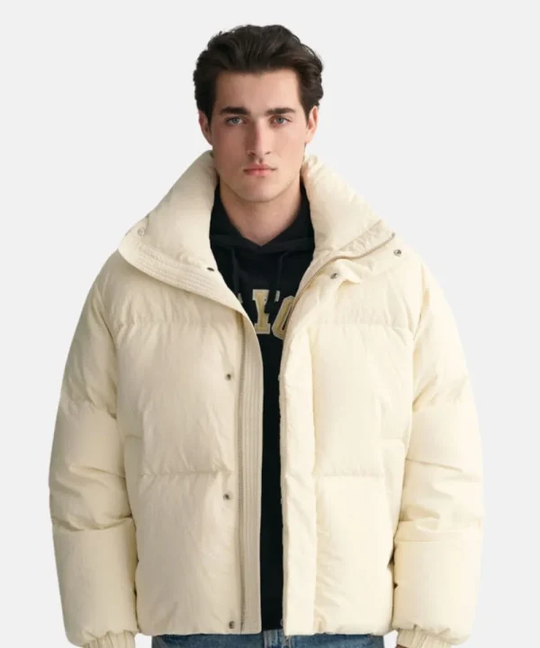 White Down Puffer Jacket