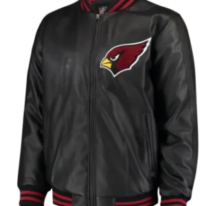 Arizona Cardinals G-III Sports by Carl Banks Black Leather Jacket