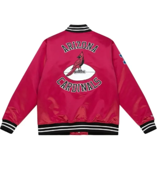 Arizona Cardinals Heavyweight Satin Varsity Jacket