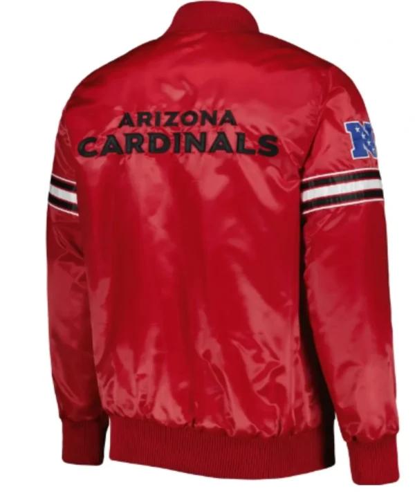 Arizona Cardinals Pick & Roll Full-Snap Satin Jacket