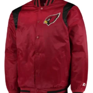 Arizona Cardinals Prime Time Twill Full-Snap Varsity Jacket