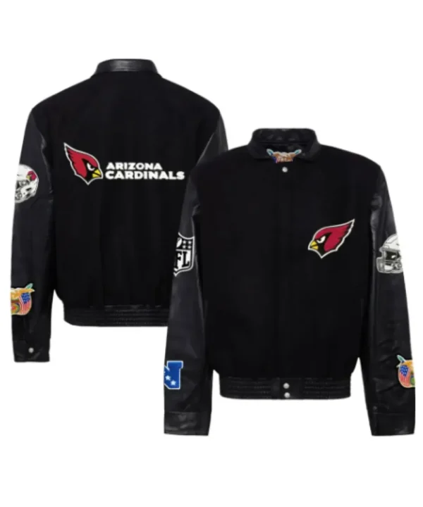 Arizona Cardinals Wool & Leather Jacket