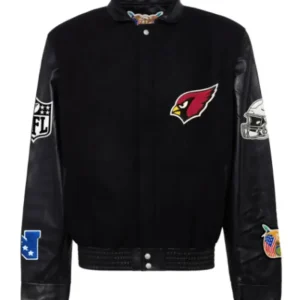 Arizona Cardinals Wool & Leather Varsity Jacket