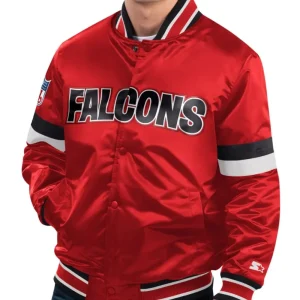 Atlanta Falcons Gridiron Red Varsity Jacket