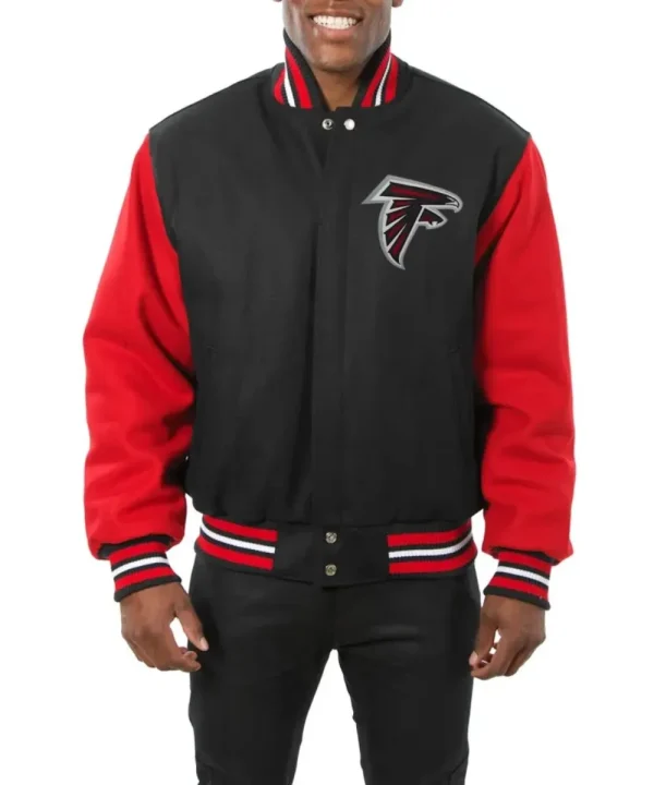 Atlanta Falcons Handmade Full Wool Varsity Jacket