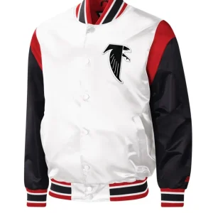 Atlanta Falcons Throwback Satin Varsity Jacket