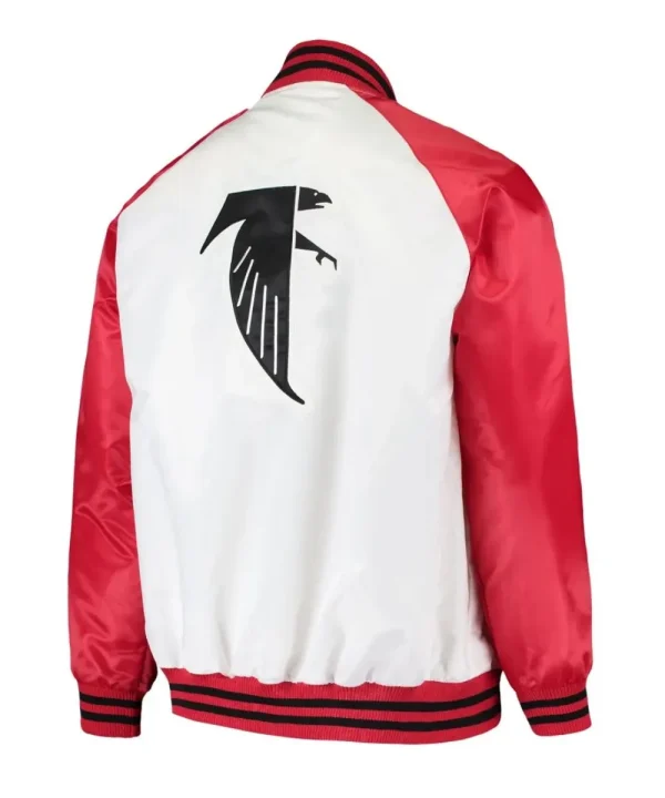 Atlanta Falcons Varsity Jacket White-Red