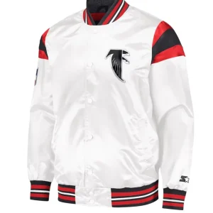 Atlanta Falcons White-Red Varsity Jacket