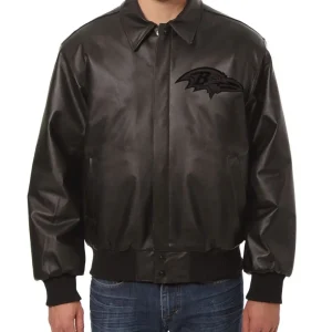 Baltimore Ravens Black Bomber Jacket