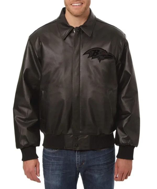 Baltimore Ravens Black Bomber Jacket