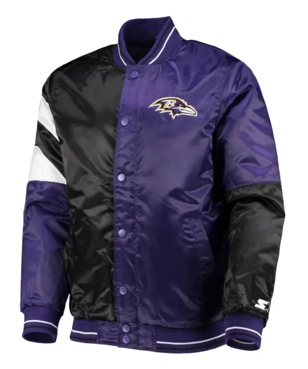 Baltimore Ravens Leader Varsity Jacket