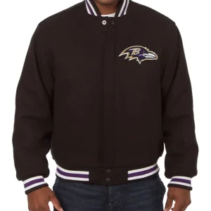 Baltimore Ravens Super Bowl Wool Jacket