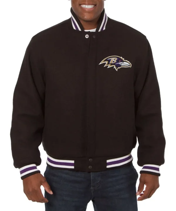 Baltimore Ravens Super Bowl Wool Jacket