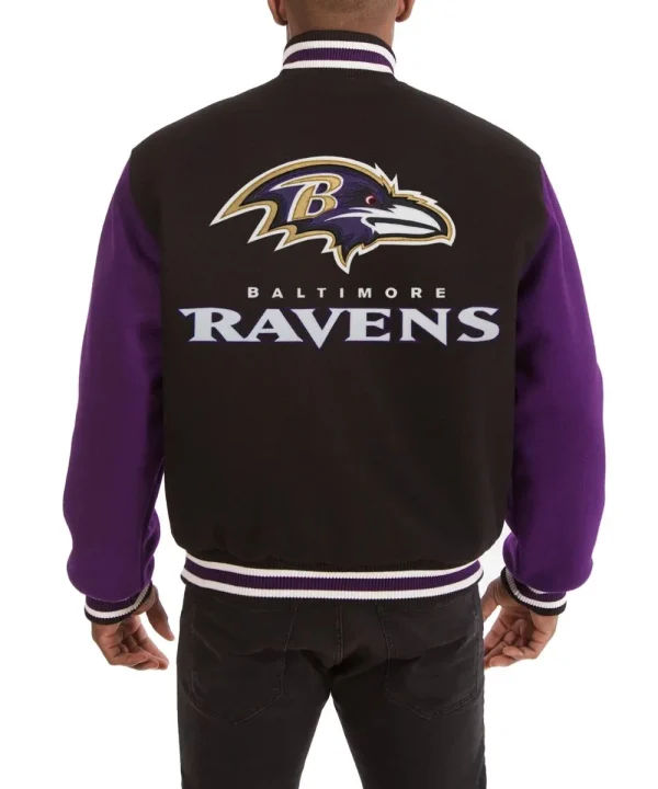 Baltimore Ravens Wool Jacket