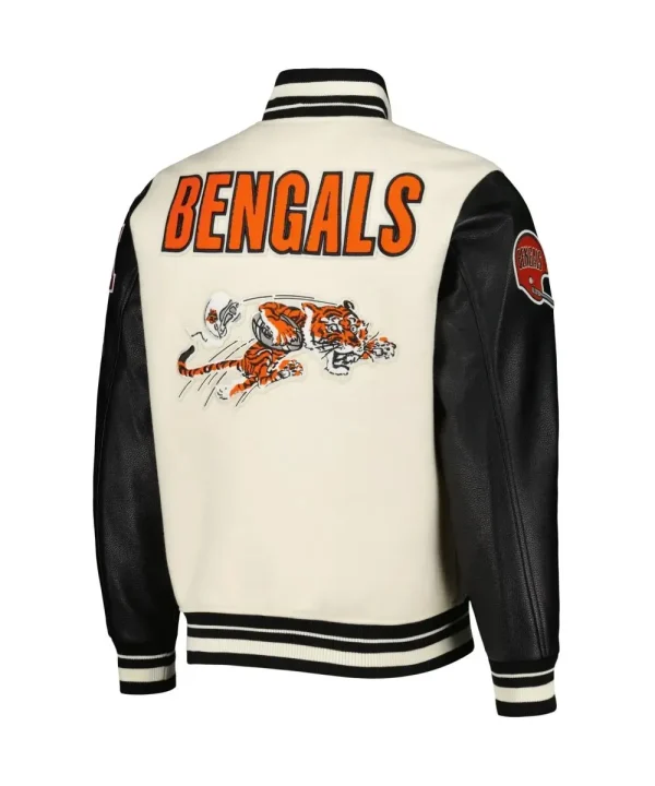 Bengals Leather Varsity Jacket