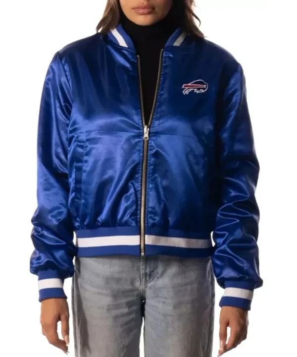 Buffalo Bills Women’s Blue Varsity Jacket