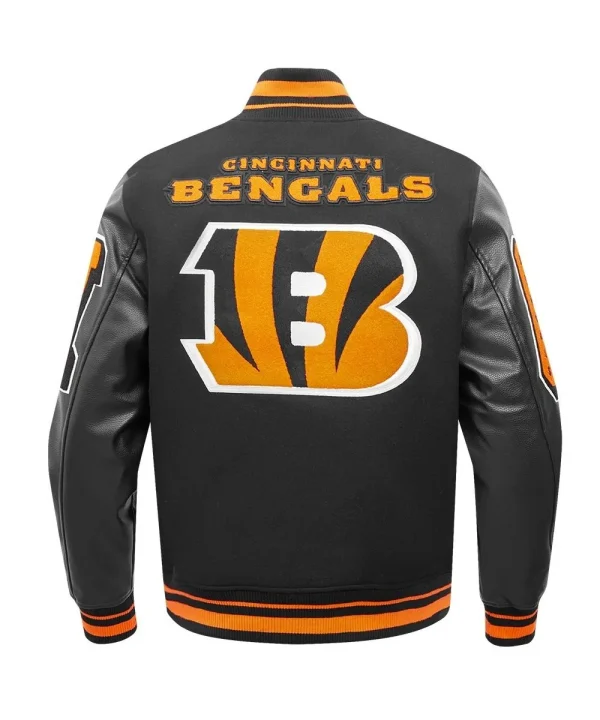 Cincinnati Bengals Black Leather Jacket