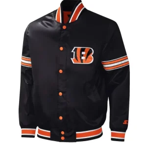 Cincinnati Bengals Black Varsity Jacket