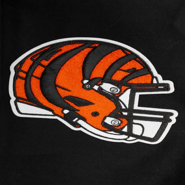 Cincinnati Bengals Mashup Black Leather Jacket