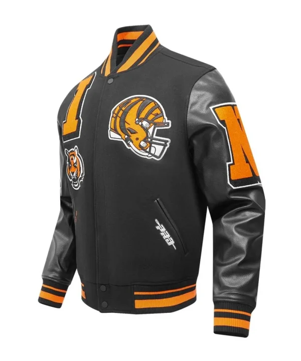 Cincinnati Bengals Mashup Leather Jacket