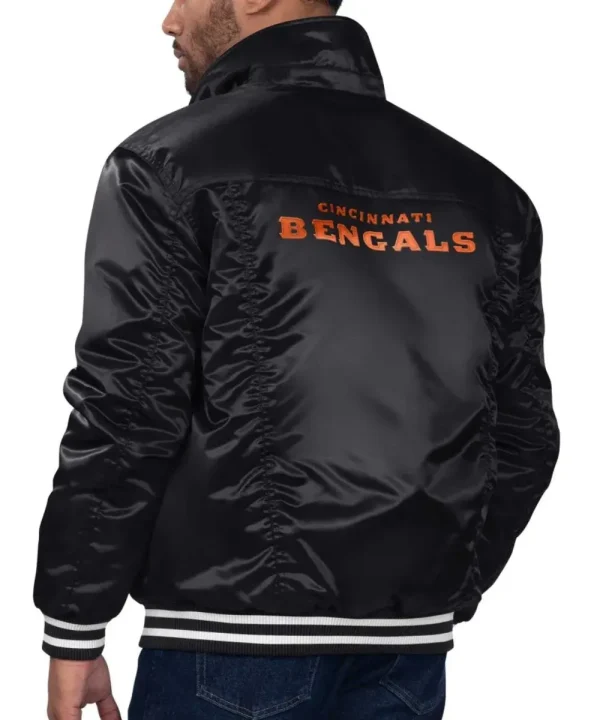 Cincinnati Bengals Satin Black Jacket