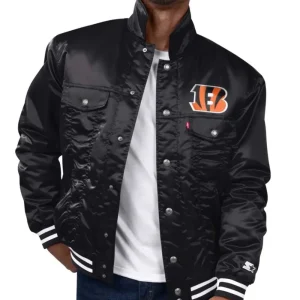 Cincinnati Bengals Satin Jacket