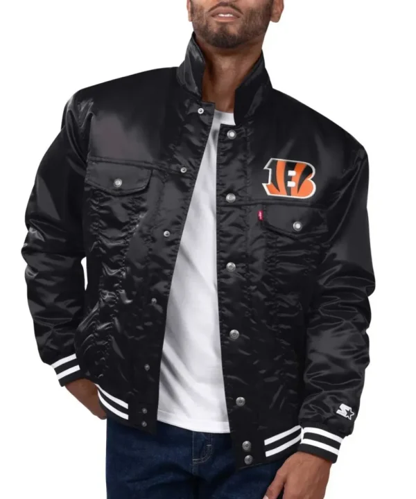 Cincinnati Bengals Satin Jacket