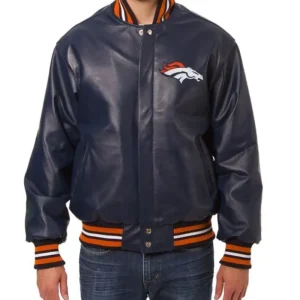 Denver Broncos Leather Jacket