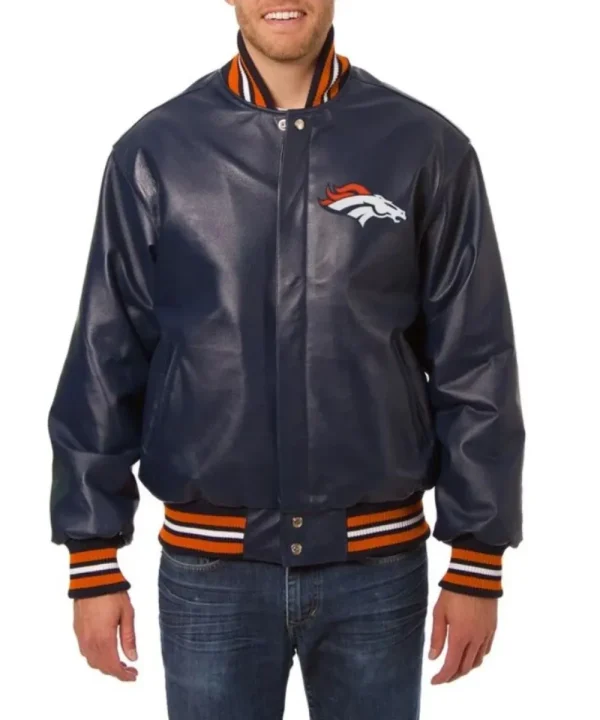 Denver Broncos Leather Jacket