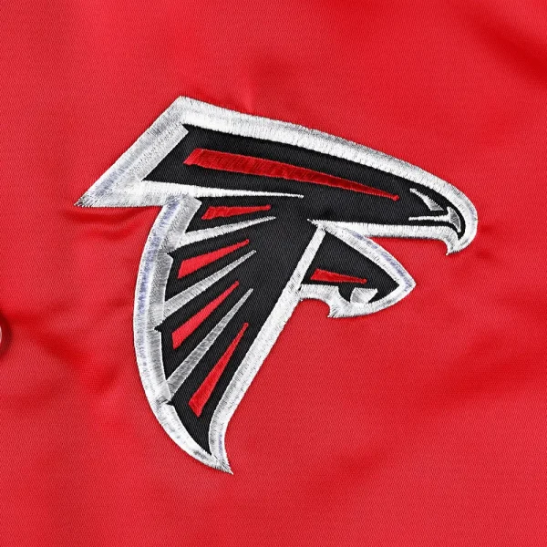 Falcons Pick & Roll Satin Varsity Jacket