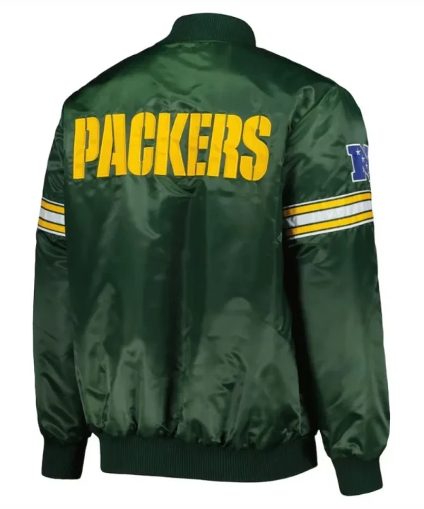 Green Bay Packers Full-Snap Dark Green Jacket