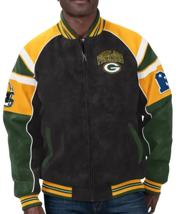 Green Bay Packers G-III Premium Leather Jacket