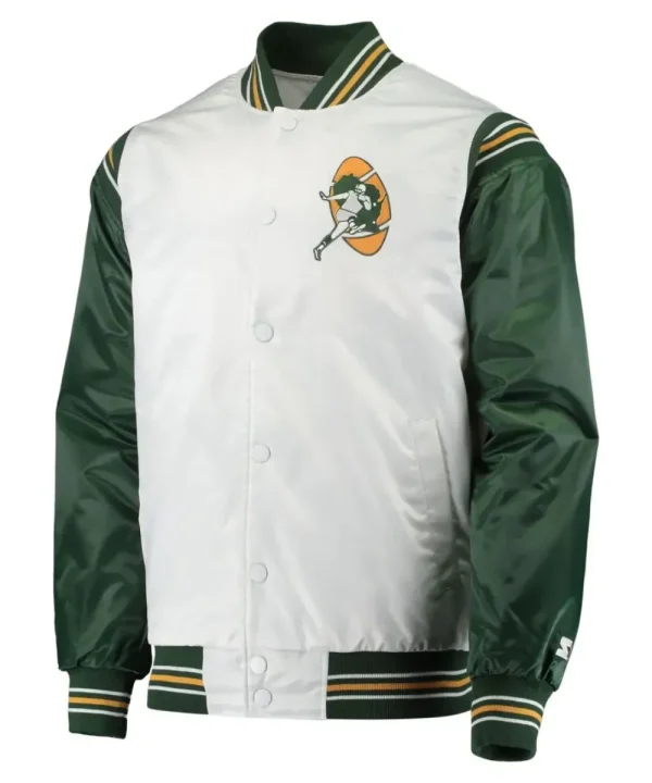 Green Bay Packers Historic Logo Varsity Jacket