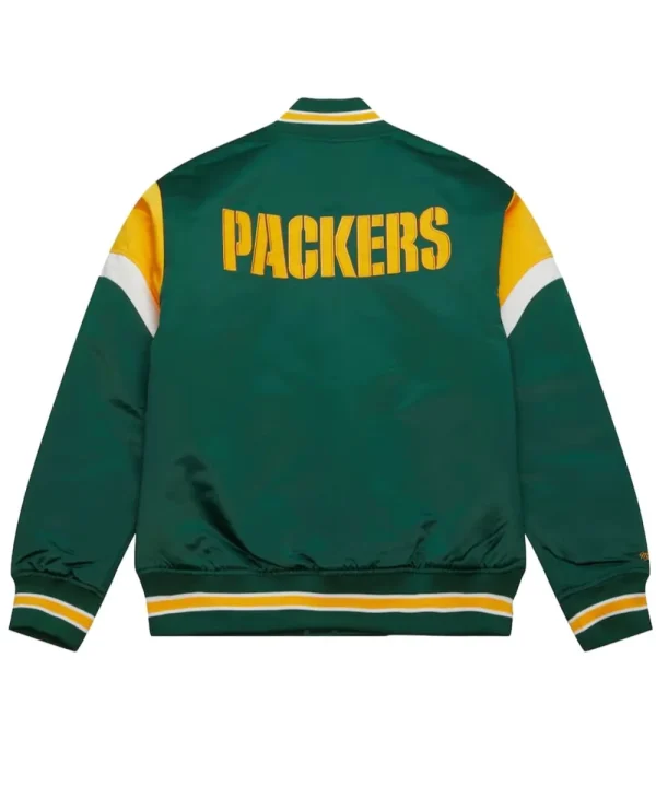 Green Bay Packers Iconic Green Satin Jacket