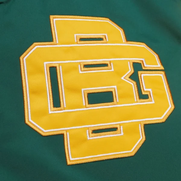 Green Bay Packers Iconic Green Satin Varsity Jacket Design