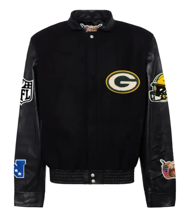 Green Bay Packers Jeff Hamilton Leather Jacket