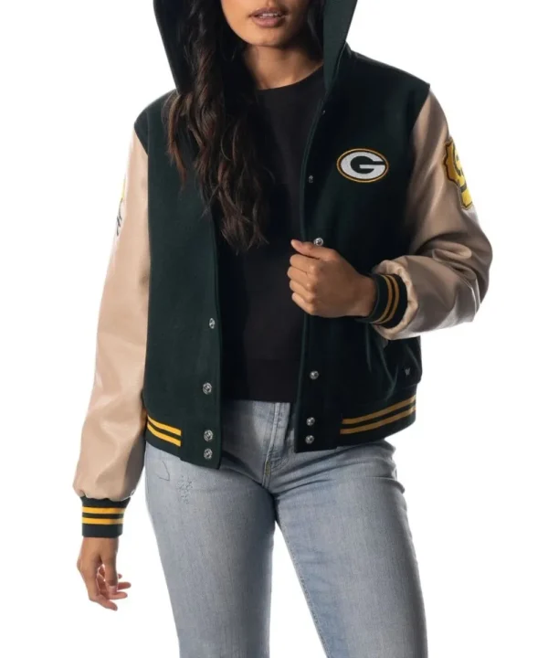 Green Bay Packers Ladies Sailor Style Jacket