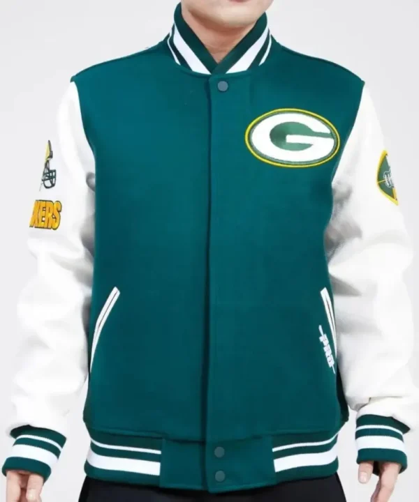 Green Bay Packers Letterman Varsity Jacket