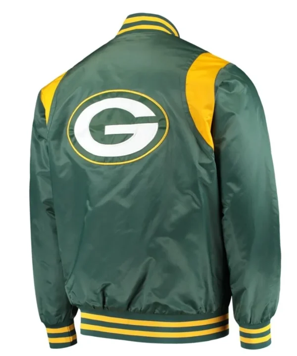 Green Bay Packers Premium Satin Green Jacket