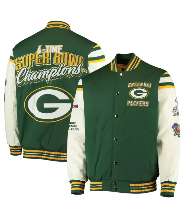 Green Bay Packers Snap-Up Commemorative Jacket