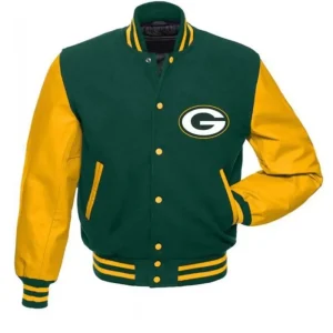 Green Bay Packers Throwback Varsity Jacket