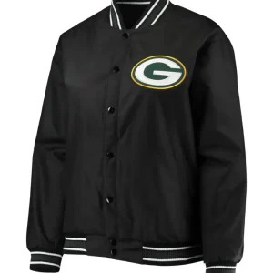 Green Bay Packers Ultimate Black Satin Jacket