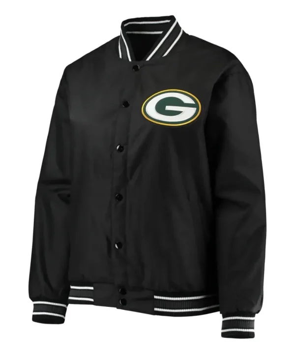 Green Bay Packers Ultimate Black Satin Jacket