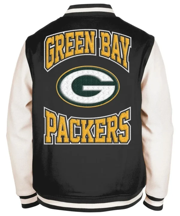 Green Bay Packers Victory Black-White Jacket