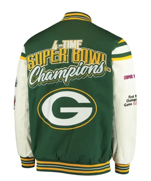 Green Packers Commemorative Snap-Up Jacket