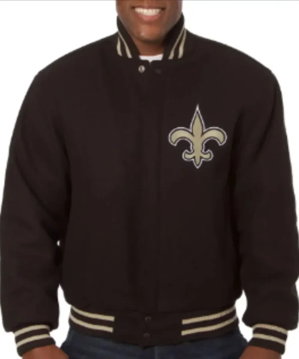 NFL Orleans Saints Wool Varsity Jacket