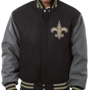 New Orleans Saints Fashion Varsity Jacket