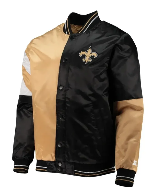 New Orleans Saints Leader Varsity Jacket